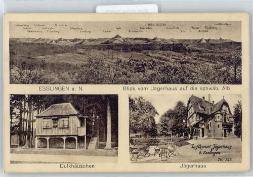 78532 W7200 Eßlingen , Baden - Bergkette, Dulkhäuschen, Jägerhaus