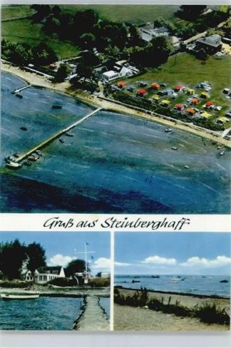 24972 W2391 Steinberghaff - Fliegeraufnahme, Gaststätte Fischer-Krog