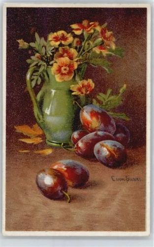 No.693 , C. von Sivers , Pflaumen