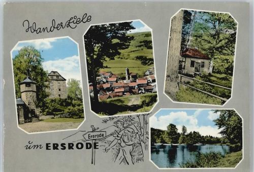 36251 W6438 Ersrode - Schloss Ludwigseck, Jägerhaus, Teich