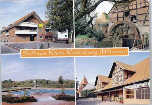 Sottrum Kaufhaus Sebke , Schwimmbad , Postamt