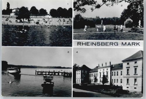 Rheinsberg Freibad, Schloss, Seeterrasse, Schloss
