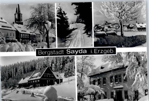 Sayda Kirche, Gasthaus, Teilansicht
