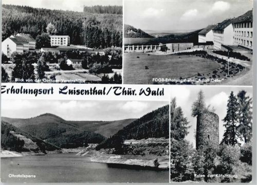 Luisenthal Gothaer Vereinshütte, Talsperre, Ruine, FDGB-Erholungsheim Adolf Deter