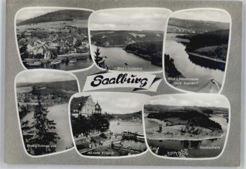 Saalburg HO-Hotel Kranich, Saaleschleife, Teilansicht