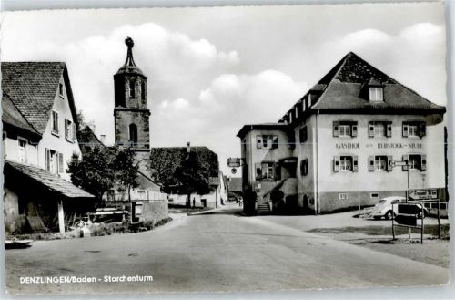 79211 W7819 Denzlingen - Gasthaus zum Rebstock , Storchenturm