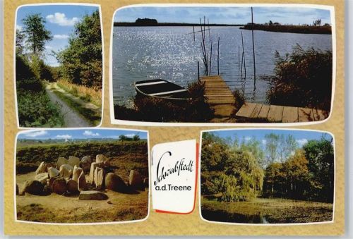 Schwabstedt Boot, Steg, Kammer-Ganggrab, Waldweg