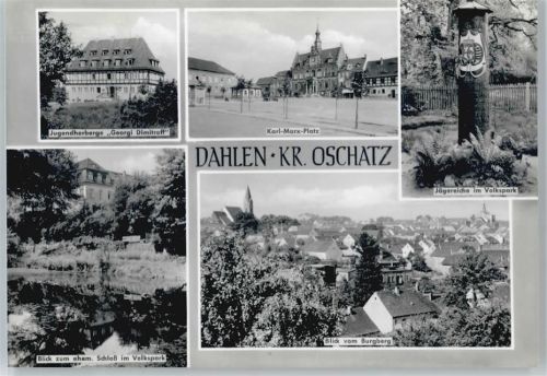 Dahlen Jugendherberge Georgi Dimitroff, Schloss, Teilansicht, Jägereiche