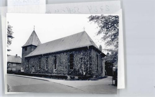 Sottrum Foto mit Negativ, Kirche