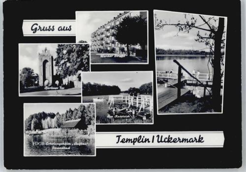 Templin Werder Straße, Berliner Tor, Am Ratsteich, Erholungsheim Aufbau, Strandbad