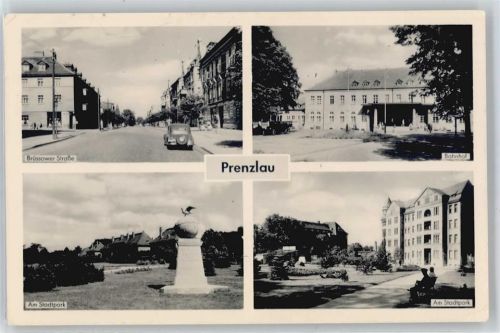 Prenzlau Brüssower Straße, Bahnhof, Am Stadtpark