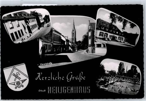 Heiligenhaus Hauptstraße, Postamt, Schwimmbad, Parkhaus