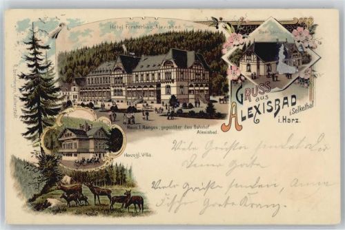 Alexisbad Hotel Försterling, Badehaus, Herzogliche Villa