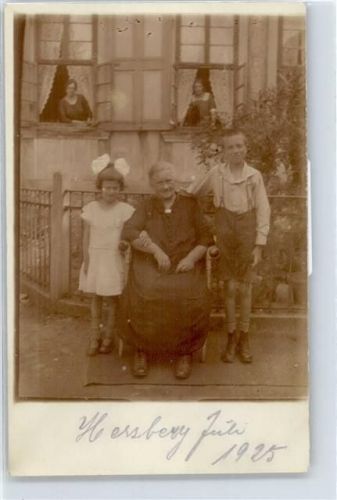 Herzberg Familie , Foto-Karte