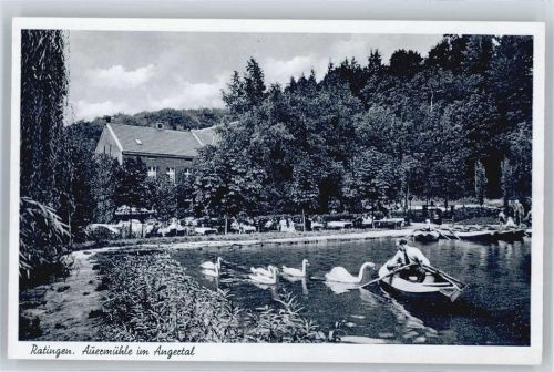 Ratingen Gaststätte Auermühle im Angertal, Schwan