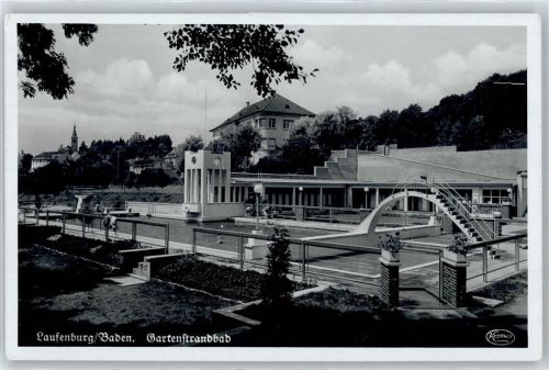 79725 W7887 Laufenburg , Baden - Schwimmbad Gartenstrandbad