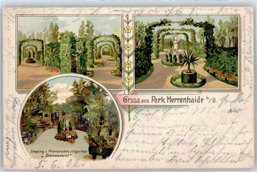 Herrenhaide Park, Promenaden-Irrgarten Sanssouci