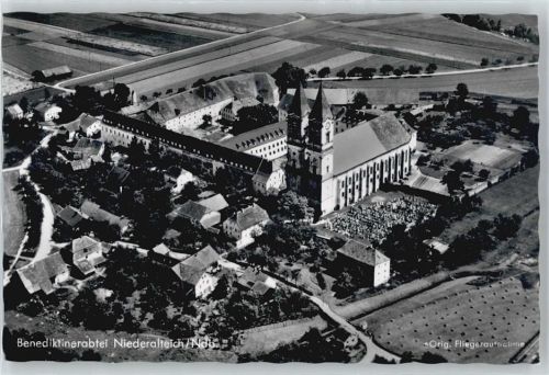 Niederalteich Fliegeraufnahme, Benediktinerabtei