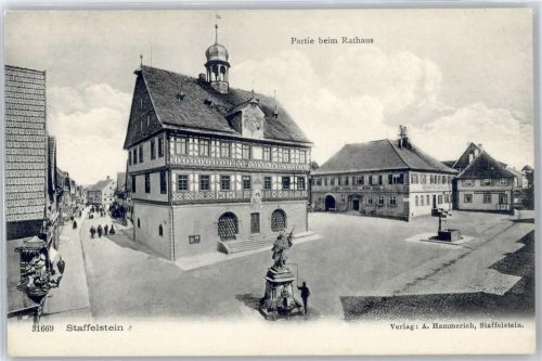 96231 W8623 Staffelstein , Oberfr - Rathaus