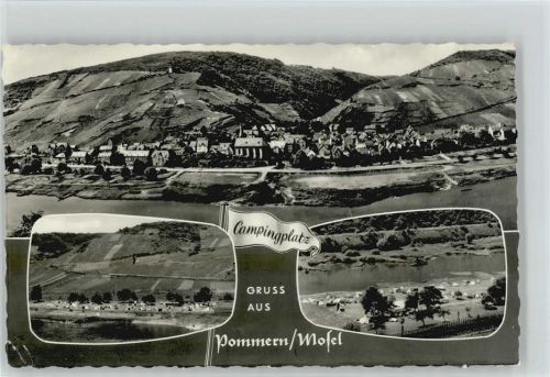 Pommern 1969 Foto AK Campingplatz
