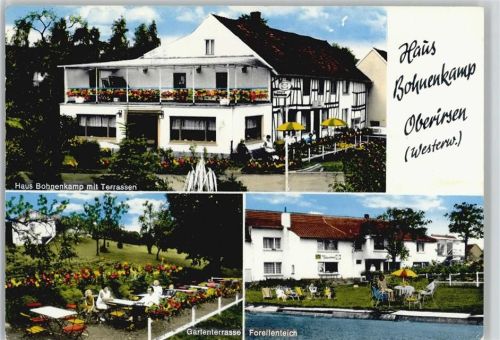 Oberirsen 1970 Pension Restaurant Haus Bohnenkamp