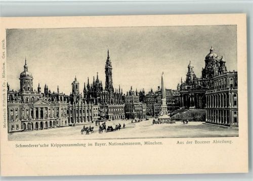 Schmedersche Krippensammlung im Bayr. Museum 1906 AK Bozener Abteilung