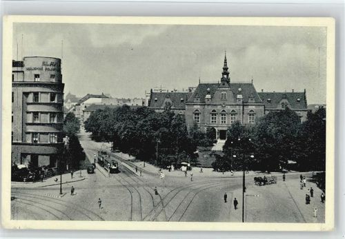 1939 Deutsches Haus Straßenbahn