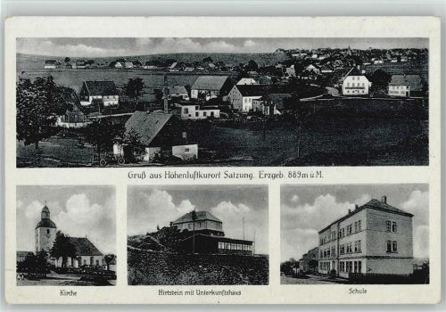 Satzung 1938 Schule Teilansicht Kirche