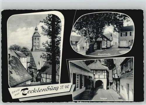 Tecklenburg 1964 Marktlinde Baum