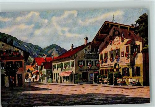 Oberammergau Am Hauptplatz , Bodenseeverlag Nr. 816, gute erhaltung