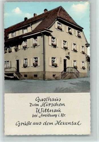 Wittnau Gasthaus zum Hirschen Hexental