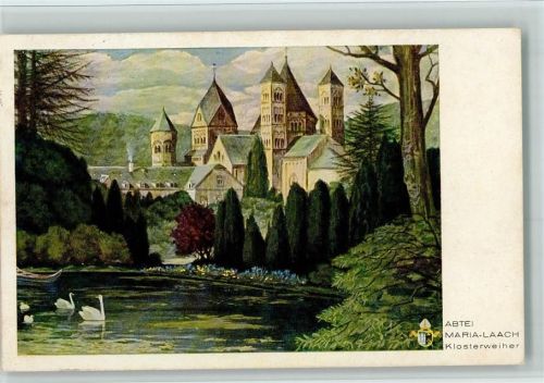 Maria Laach Abtei Maria-Laach Klosterweiher Schwäne