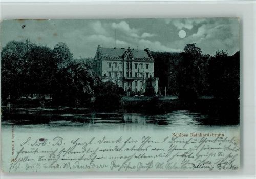 Reinhardsbrunn 1898 Schloss Reinhardsbrunn