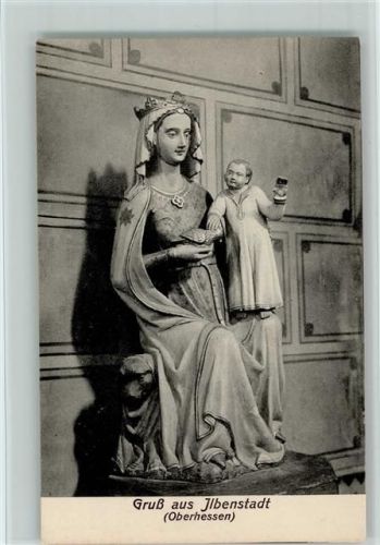 Ilbenstadt Kirche Innenaufnahme Maria mit Jesus