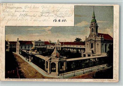 Göggingen 1900 Orthopädische Heilanstalt