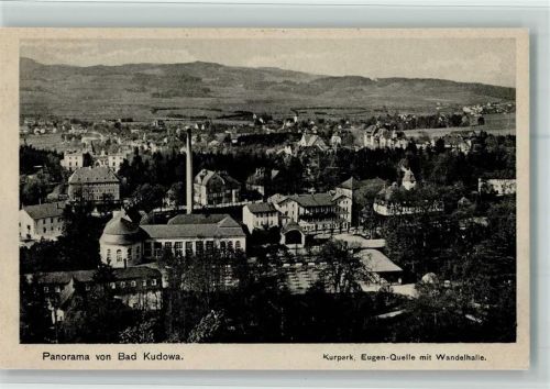 Bad Kudowa Kurpark Eugen-Quelle mit Wandelhalle