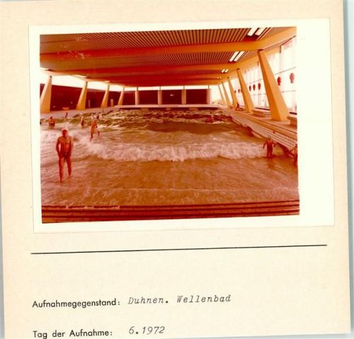 Duhnen Foto montiert auf Karton