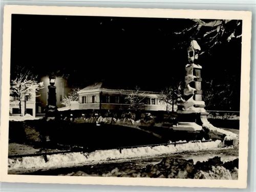 Nymphenburg Ludwig Ferdinand-Brücke Winteraufnahme