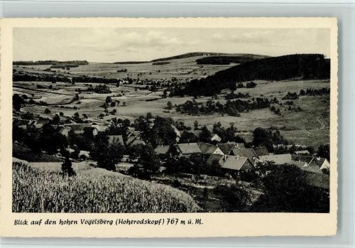 63679 W6479 Hoherodskopf , Hess - Blick auf den hohen Vogelsberg