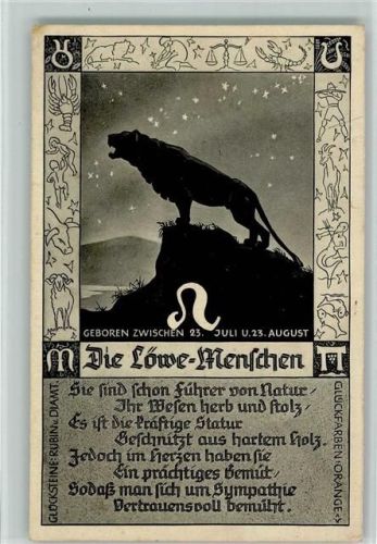 Die Löwe Menschen AK
