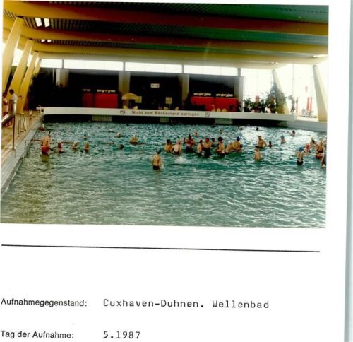 Duhnen Foto montiert auf Karton