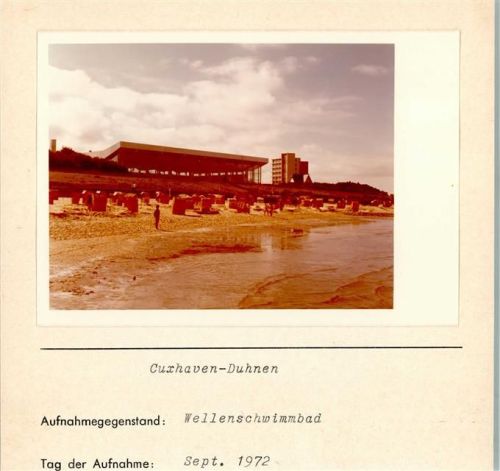 Duhnen Foto montiert auf Karton