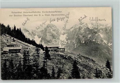 Vorderkaiserfeldenhütte Hüttenstempel