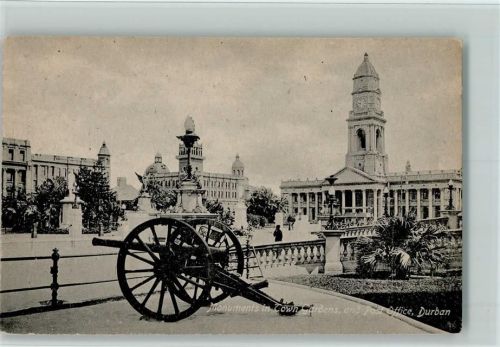 Durban Monuments in Town Gardens and Post Office