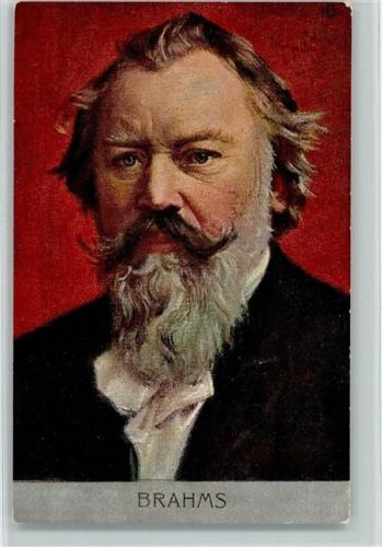 Kunstverlag Max Sinz 2. Folge Nr. 14 Brahms - gute Erhaltung AK