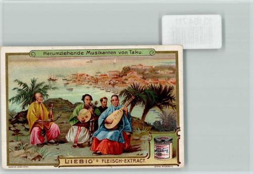 Musikanten von Taku - Sammelbild Liebig