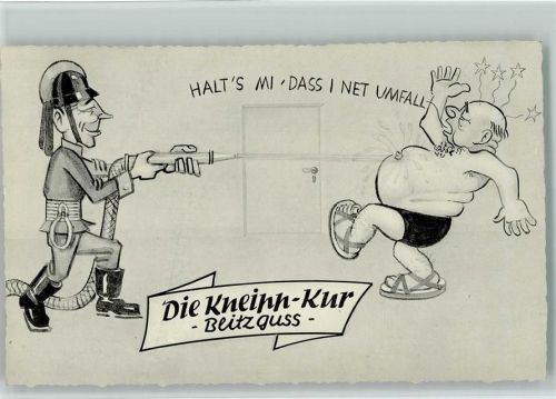 Kneipkur - Blitzguss von der Feuerwehr