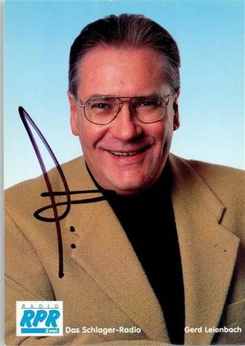 RPR Zwei - Gerd Leienbach - Autogramm