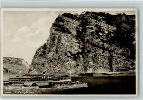 Loreley Loreleyfelsen Raddampfer