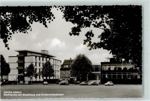 Groß-Gerau Marktplatz Stadthaus Ortskrankenkasse